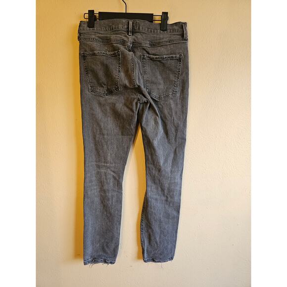 Agolde Sophie distressed high rise crop jeans - Picture 3 of 8
